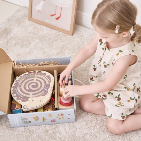 VIGA Drewniany Zestaw Zabawek Edukacyjnych BOX Montessori dla Dzieci 24-36M
