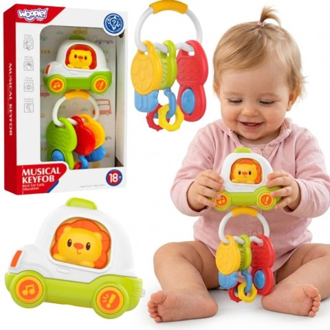 Woopie Baby Zabawka Interaktywna Pilot Samochodzik z Kluczykami Grzechotka Gryzak