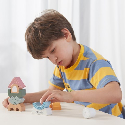 VIGA PolarB Drewniana Układanka Balansująca Wieża Montessori Klocki Prezent VIGA PolarB
