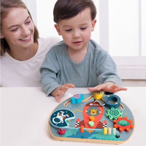 CLASSIC WORLD Tablica Manipulacyjna Wielofunkcyjna 6w1 Rakieta
