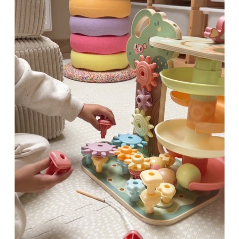 WOOPIE GREEN Drzewko Aktywności Kulodrom Montessori 4w1 FSC