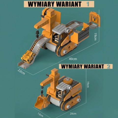 WOOPIE Mega Plac Budowy 5w1 Zestaw XXL do Skręcania DIY