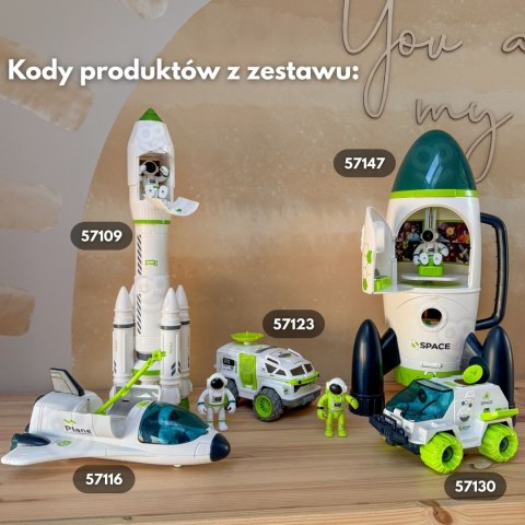Woopie Łazik Kosmiczny Interaktywny Auto Astronauta Figurka Radar Dźwięk