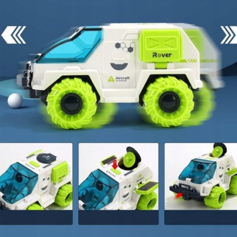 Woopie Łazik Kosmiczny Interaktywny Auto Astronauta Figurka Radar Dźwięk