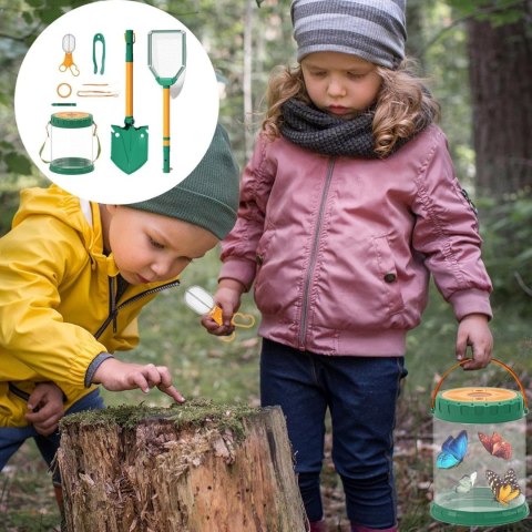 WOOPIE Discovery Zestaw Małego Odkrywcy Natury Siatka na Owady Motyle Pojemnik na Ryby