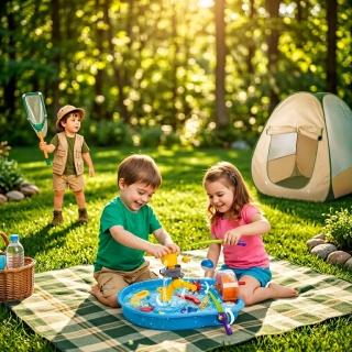 ⛺ BAZA MAŁEGO ODKRYWCY 3w1: Ogrodowy Zestaw Przygodowy XXL