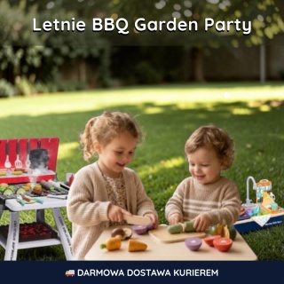 🔥 Letnie BBQ Garden Party 3w1: Wielki Grill z dymem + Zlewozmywak z kuchnią + Warzywa na rzepy