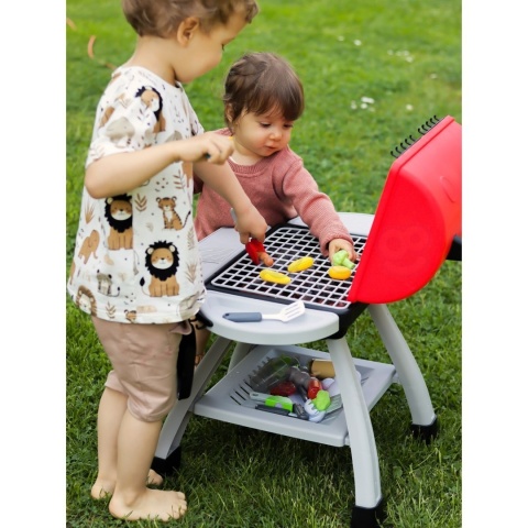 🔥 Letnie BBQ Garden Party 3w1: Wielki Grill z dymem + Zlewozmywak z kuchnią + Warzywa na rzepy