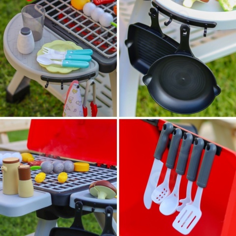 🔥 Letnie BBQ Garden Party 3w1: Wielki Grill z dymem + Zlewozmywak z kuchnią + Warzywa na rzepy