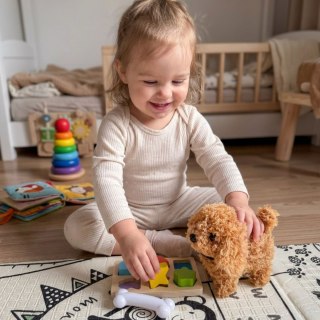 Woopie Interaktywny Piesek Pudel Pluszak Chodzi Szczeka Reaguje na Kość