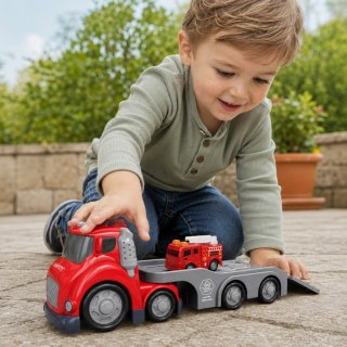 WOOPIE Czerwona Laweta Straży Pożarnej City Truck Efekty Dźwiękowe i Świetlne