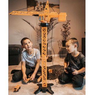 WOOPIE Dźwig Żuraw Zdalnie Sterowany 103 cm R/C Ciężarówka Koparka + 4 Akc.