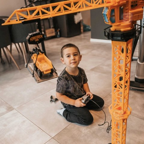WOOPIE Dźwig Żuraw Zdalnie Sterowany 103 cm R/C Ciężarówka Koparka + 4 Akc.