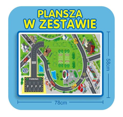 WOOPIE Tor Spirala Garaż dla Samochodzików 3 szt.