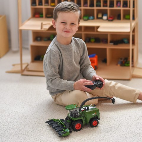 WOOPIE Zdalnie Sterowany Kombajn Rolniczy 1:24 z Efektami Dźwięku, Światła i Dymu