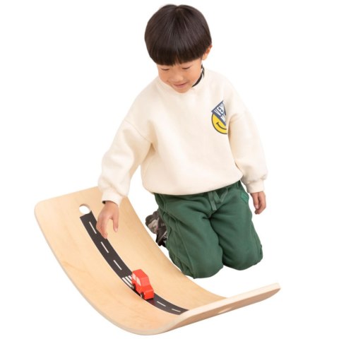 VIGA Drewniana Deska do Balansowania Ruch i Zabawa Montessori