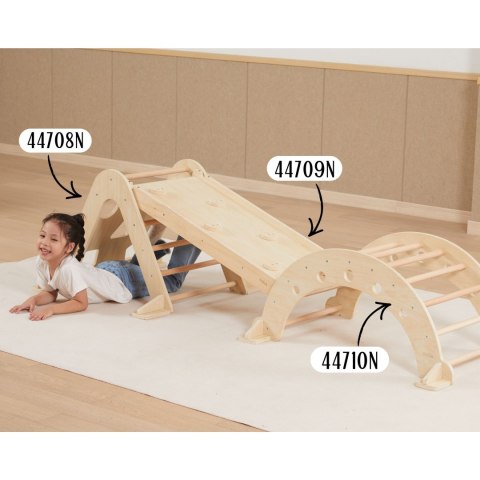 VIGA Drewniany Bujak Naturalny Montessori