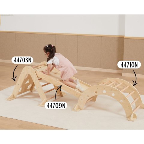 VIGA Drewniany Bujak Naturalny Montessori