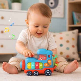 WOOPIE BABY Interaktywne Muzyczne Pianinko Lokomotywa