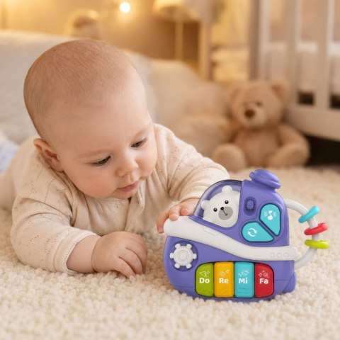 WOOPIE BABY Interaktywne Muzyczne Pianinko Statek