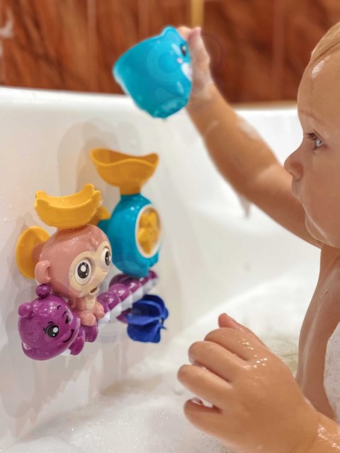 WOOPIE BABY Zabawka Wodna do Kąpieli Małpka + Kubeczek