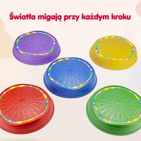 WOOPIE Kamienie Równoważne Interaktywne z Dźwiękiem i Światłem 5 el.