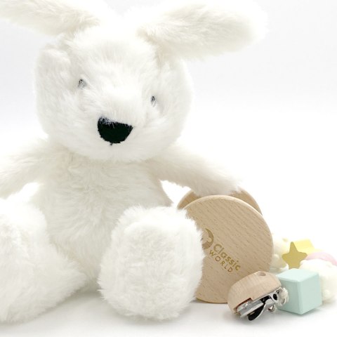 CLASSIC WORLD Prezent dla Niemowlaka Box Baby Shower Gryzak Przytulanka