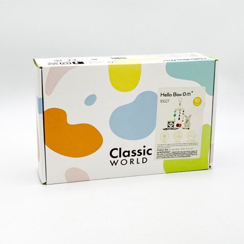 CLASSIC WORLD Prezent dla Niemowlaka Box Baby Shower Gryzak Przytulanka