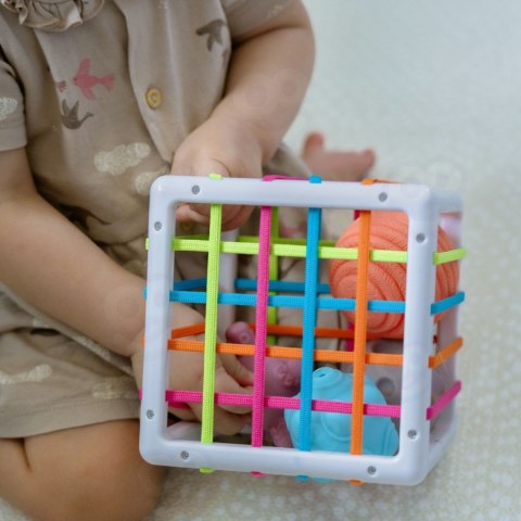 WOOPIE BABY Elastyczna Kostka Sensoryczna Sorter dla Dzieci Zwariowane Kształty 5 el.