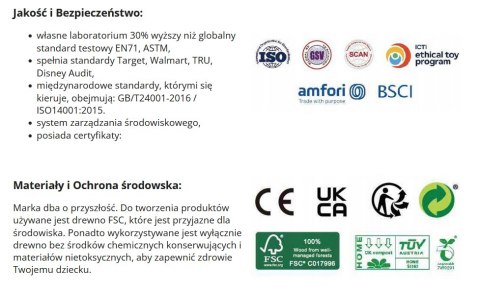 CLASSIC WORLD Pchacz Kaczuszka Drewniany Dla Dzieci