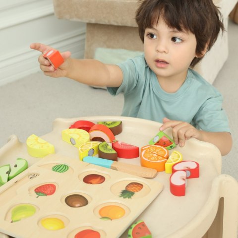 CLASSIC WORLD Zestaw do Krojenia Owoców na Rzepy MONTESSORI 20 el.