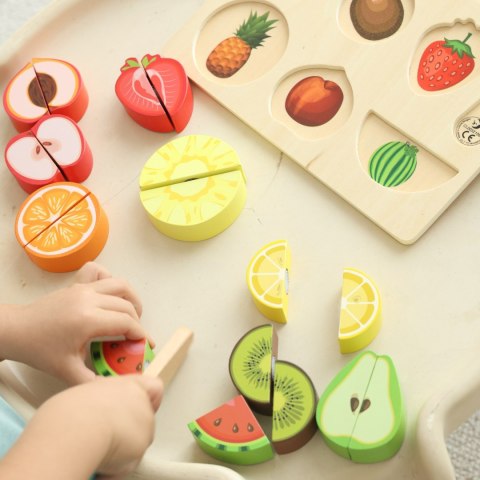 CLASSIC WORLD Zestaw do Krojenia Owoców na Rzepy MONTESSORI 20 el.