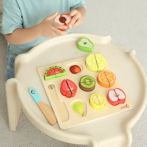 CLASSIC WORLD Zestaw do Krojenia Owoców na Rzepy MONTESSORI 20 el.
