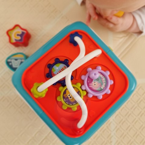 WOOPIE BABY Interaktywna Kostka Sensoryczna Edukacyjna Montessori Sorter 6w1