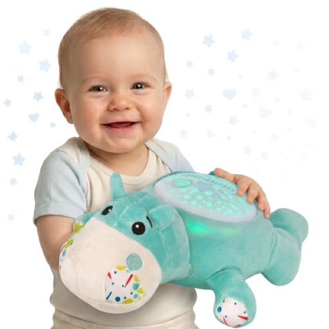 WOOPIE BABY Przytulanka Projektor 2w1 Usypiacz Hipopotam