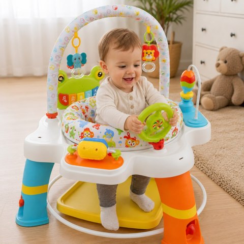 WOOPIE BABY Siedzisko Obrotowe Interaktywne Centrum Aktywności 12m+